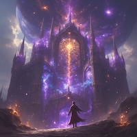 AI-generated image of the Planetary School for Uranus